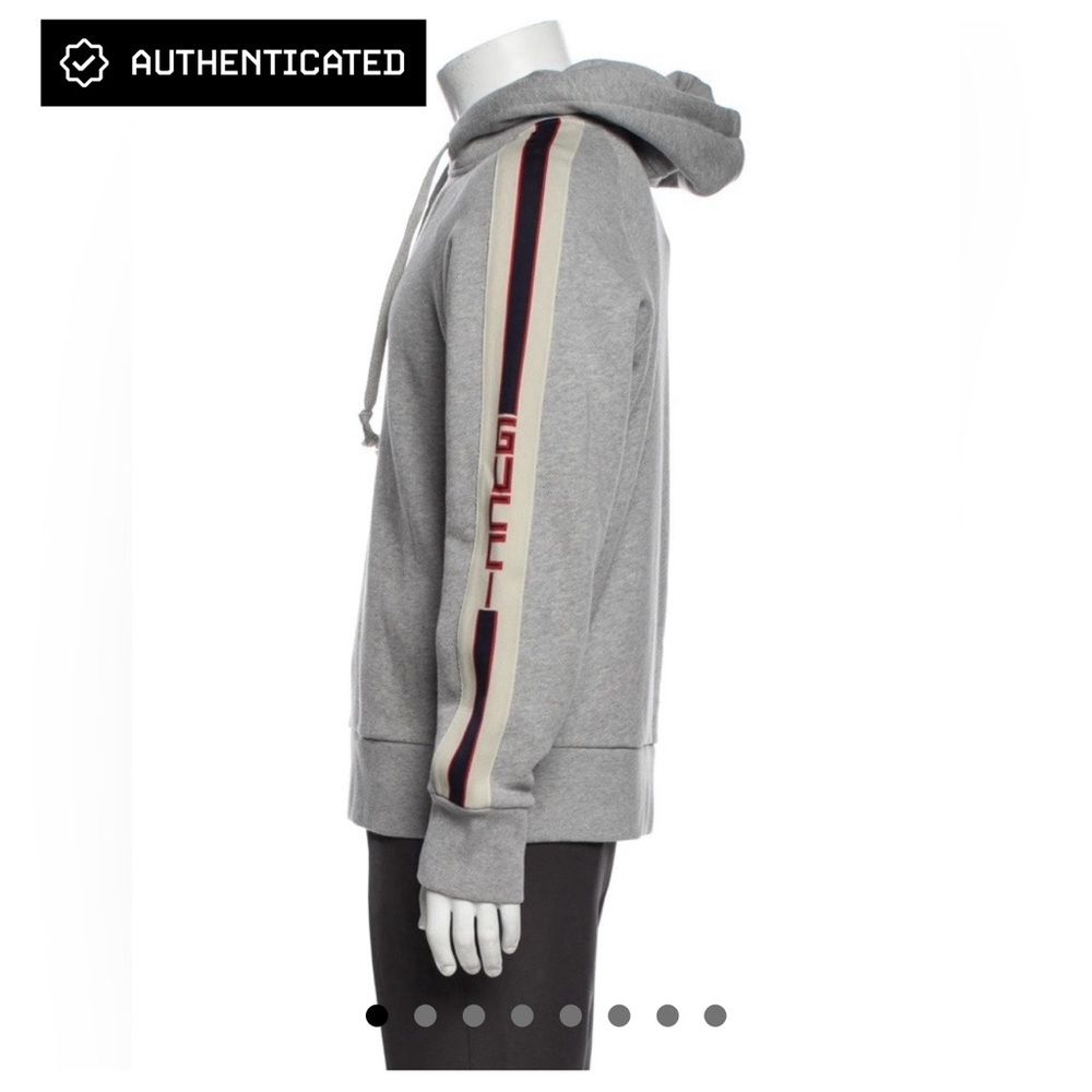 GUCCI 2018 striped hoodie XXL